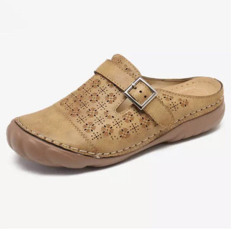 Summer new large size women's shoes hollow flat bottom women's sandals H150