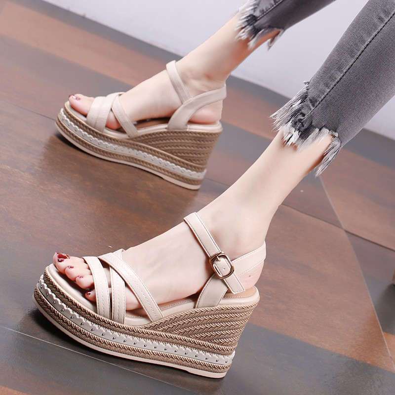 New summer thick-soled 2024 platform-soled lightweight non-slip sandals LD105
