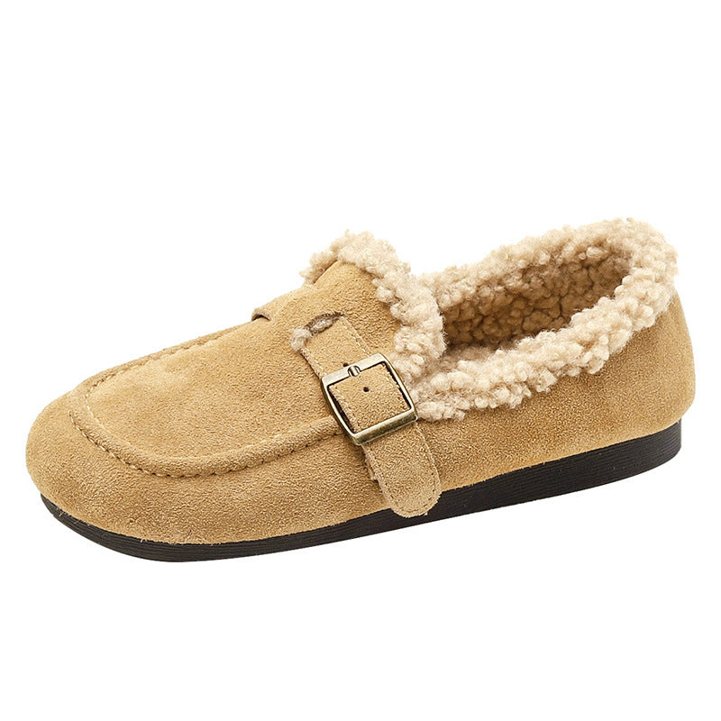 women flat shoes leather G249