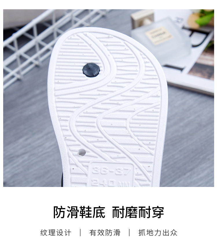 New summer style simple flip-flops, versatile outer wear flat sandals H146