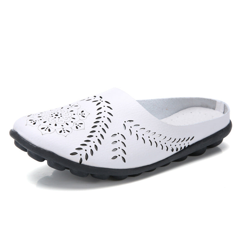 New spring and autumn low-top flat-soled hollow toe shoes for women TB050