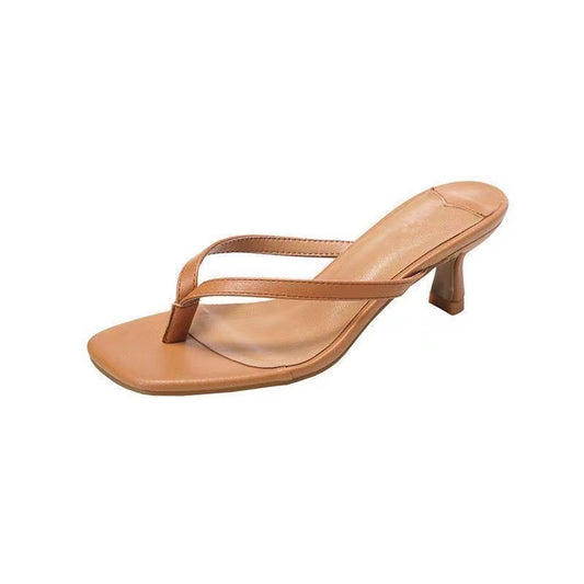 Fashionable and versatile high-heeled flip-flops LD180