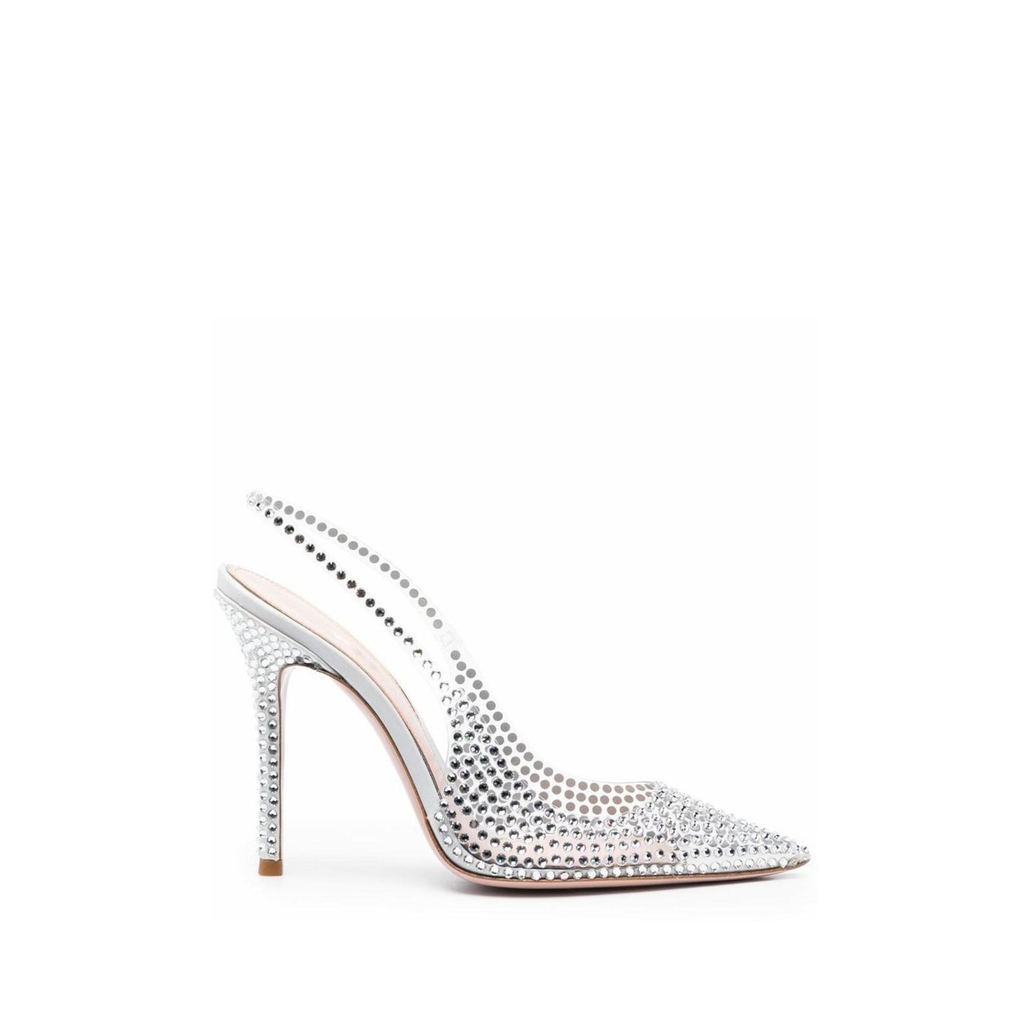 New rhinestone one-strap slingback high heels V259