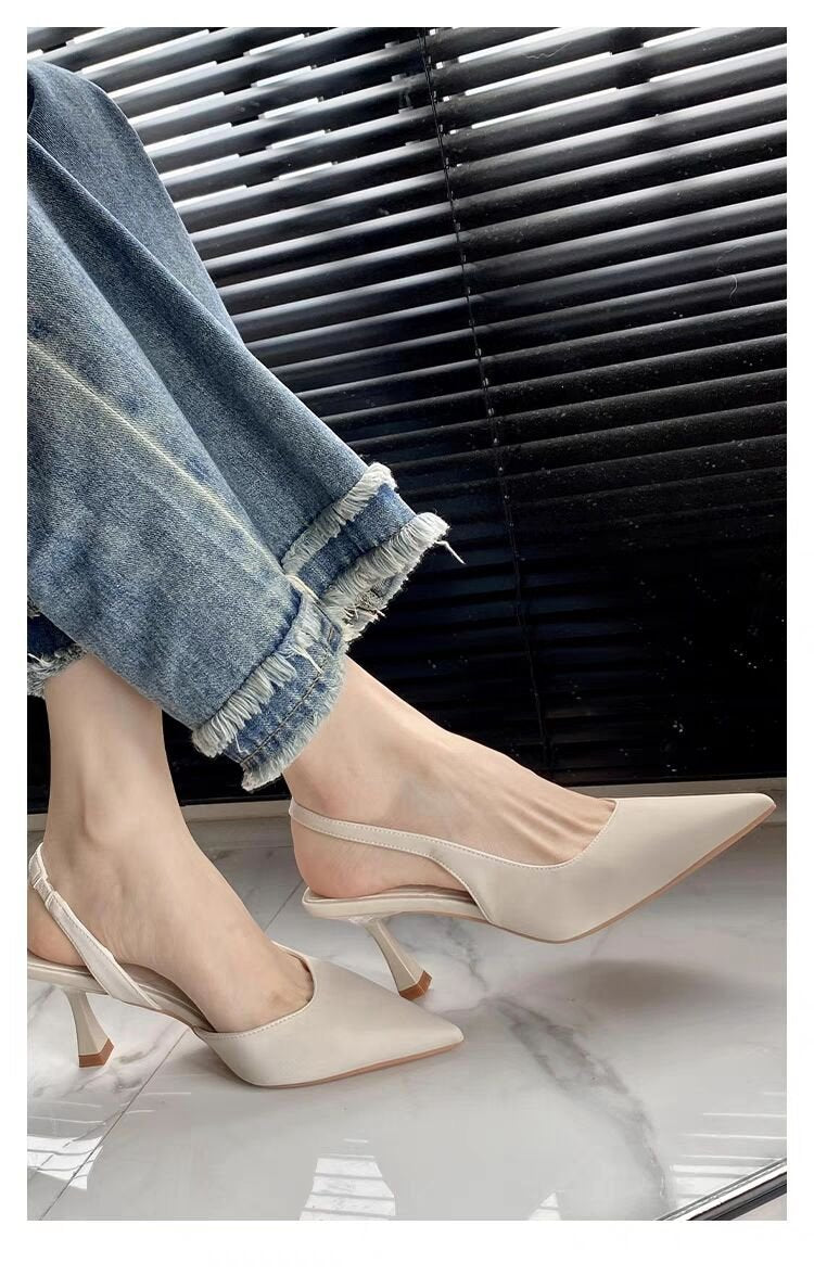 2024 summer new style pointed high heels fashion sandals G466