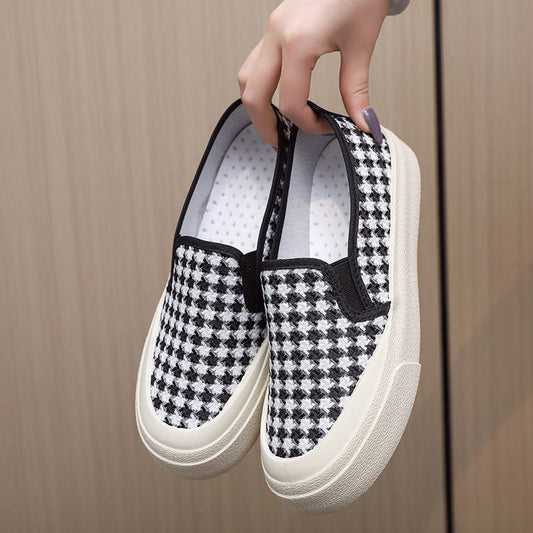 Spring and autumn new thick-soled fashionable casual canvas shoes CH825
