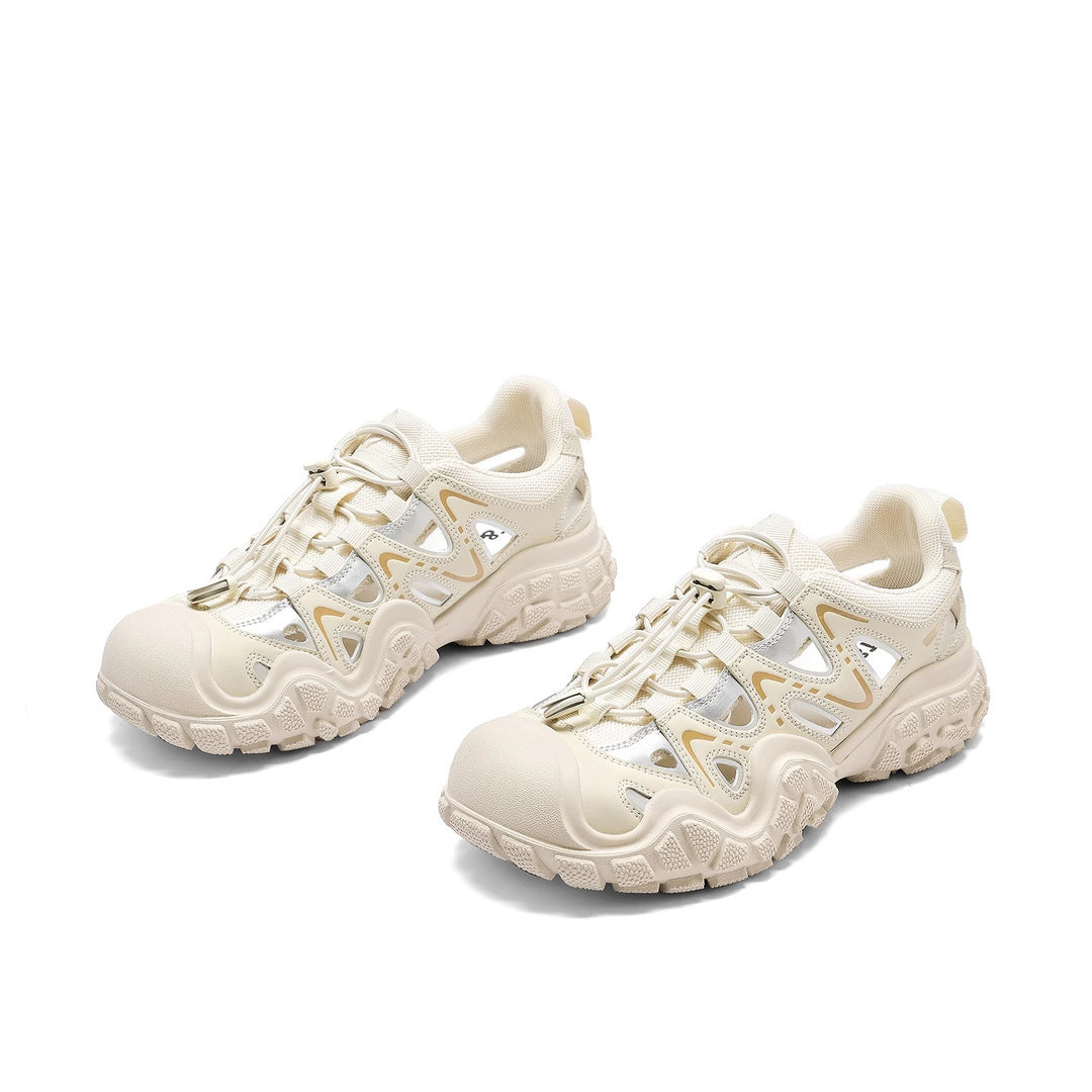 Fashion hollow breathable sandals for women 2024 summer new outdoor sports casual shoes LW004