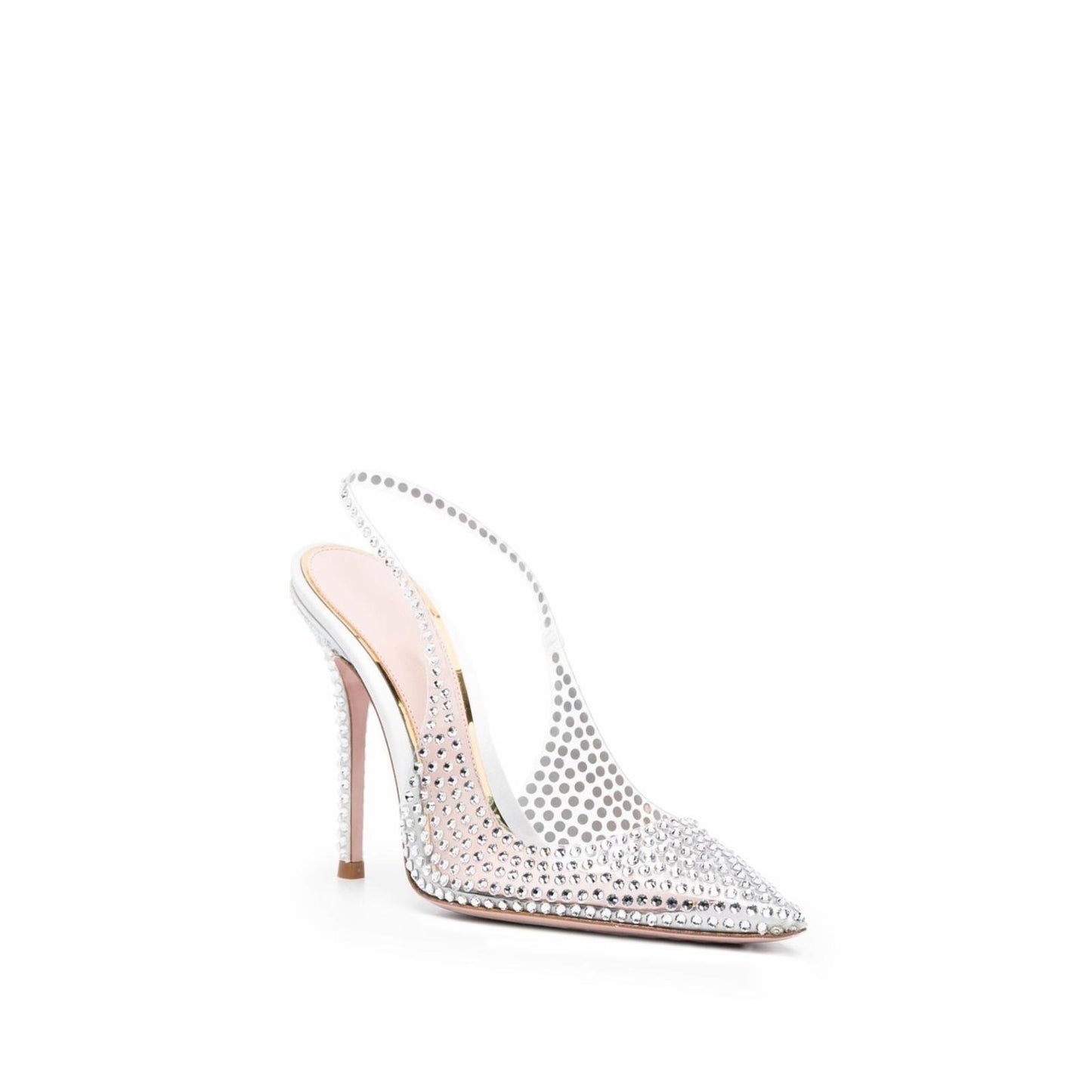 New rhinestone one-strap slingback high heels V259
