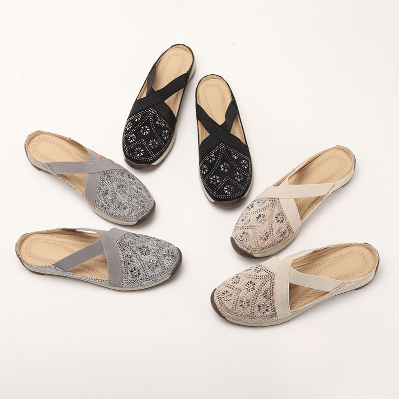 New 2024 women's casual slip-on comfortable soft walking wear-resistant shoes women's shoes Di599