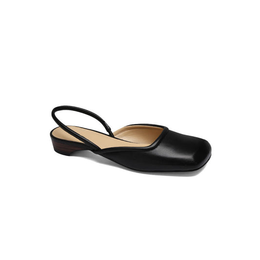 Women's closed-toe sandals soft-soled design flat shoes LD433