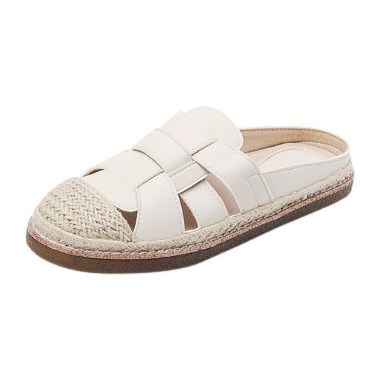 2024 New Style Braided Hollow Sandals Summer Baotou Slippers G580