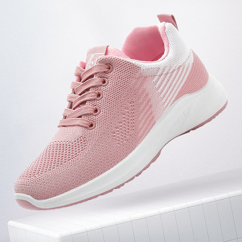 Autumn new women's single shoes soft sole breathable sports casual shoes LD044