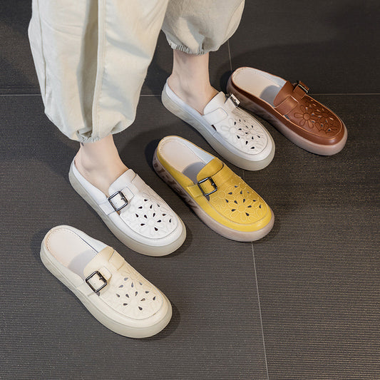 2024 Summer New Comfortable Soft-soled Half-toe Sandals G649
