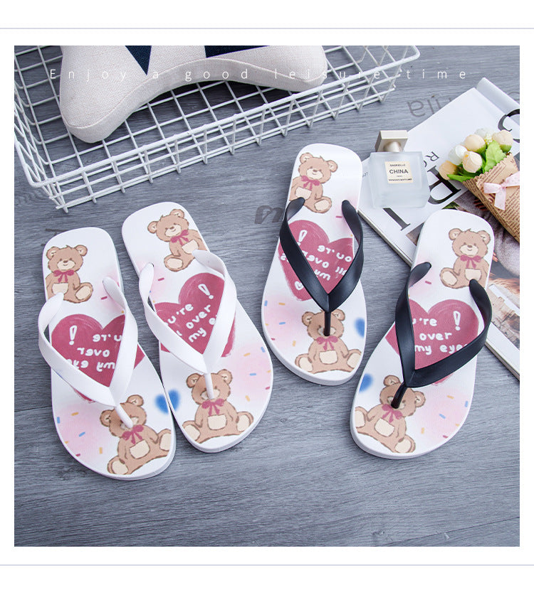 New summer style simple flip-flops, versatile outer wear flat sandals H146