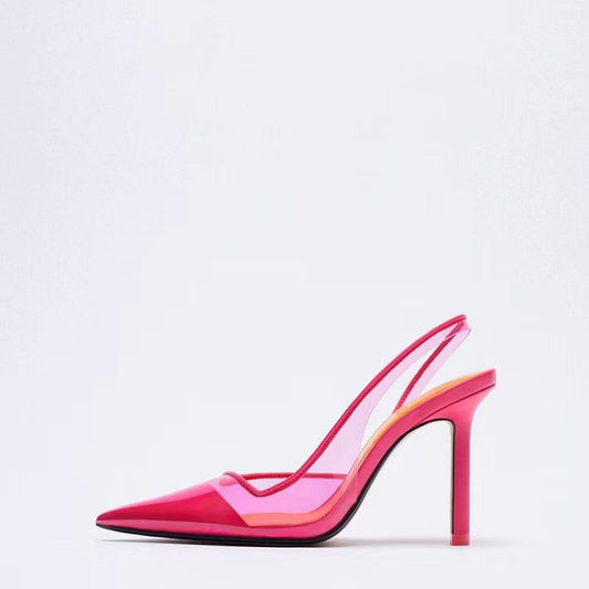 New fashion pointed transparent shallow high-end sandals PR132