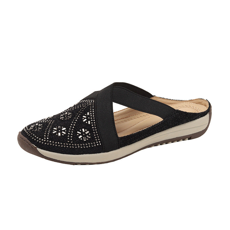 New 2024 women's casual slip-on comfortable soft walking wear-resistant shoes women's shoes Di599