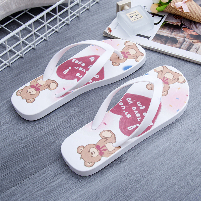 New summer style simple flip-flops, versatile outer wear flat sandals H146