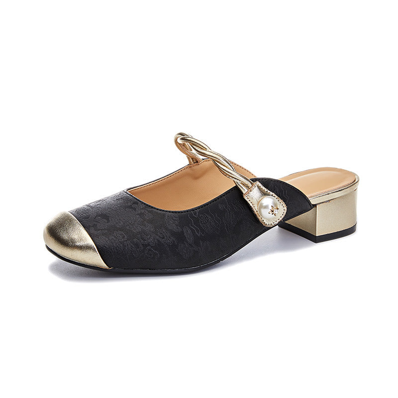2024 summer new casual versatile genuine leather sandals for women H144