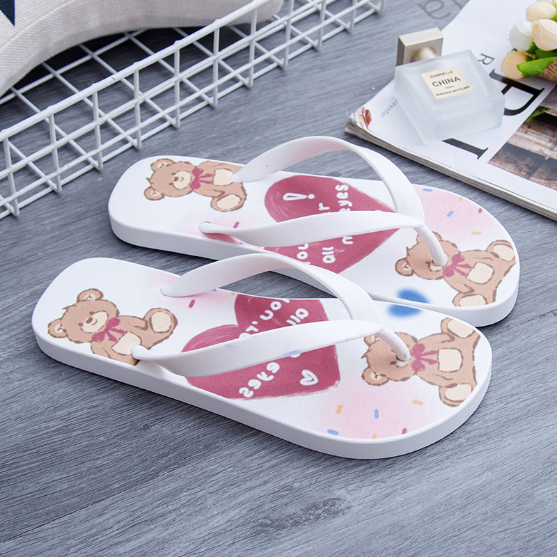New summer style simple flip-flops, versatile outer wear flat sandals H146