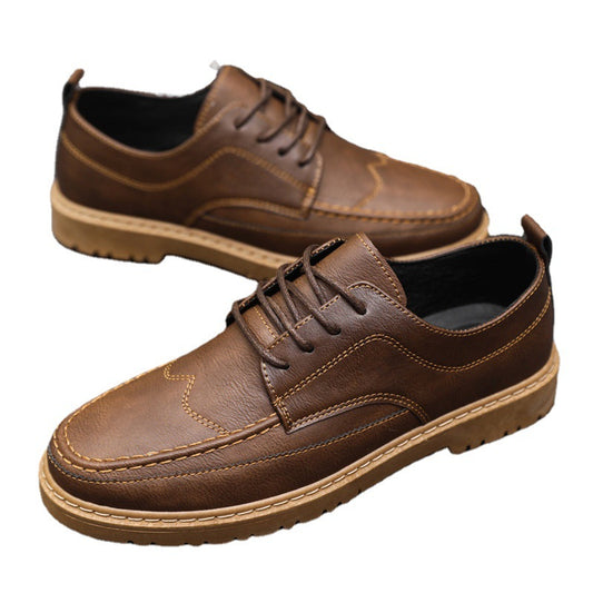 New business men's casual leather shoes LY1096