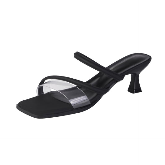 High heel sandals for women summer new transparent thin strap sexy sandals V264