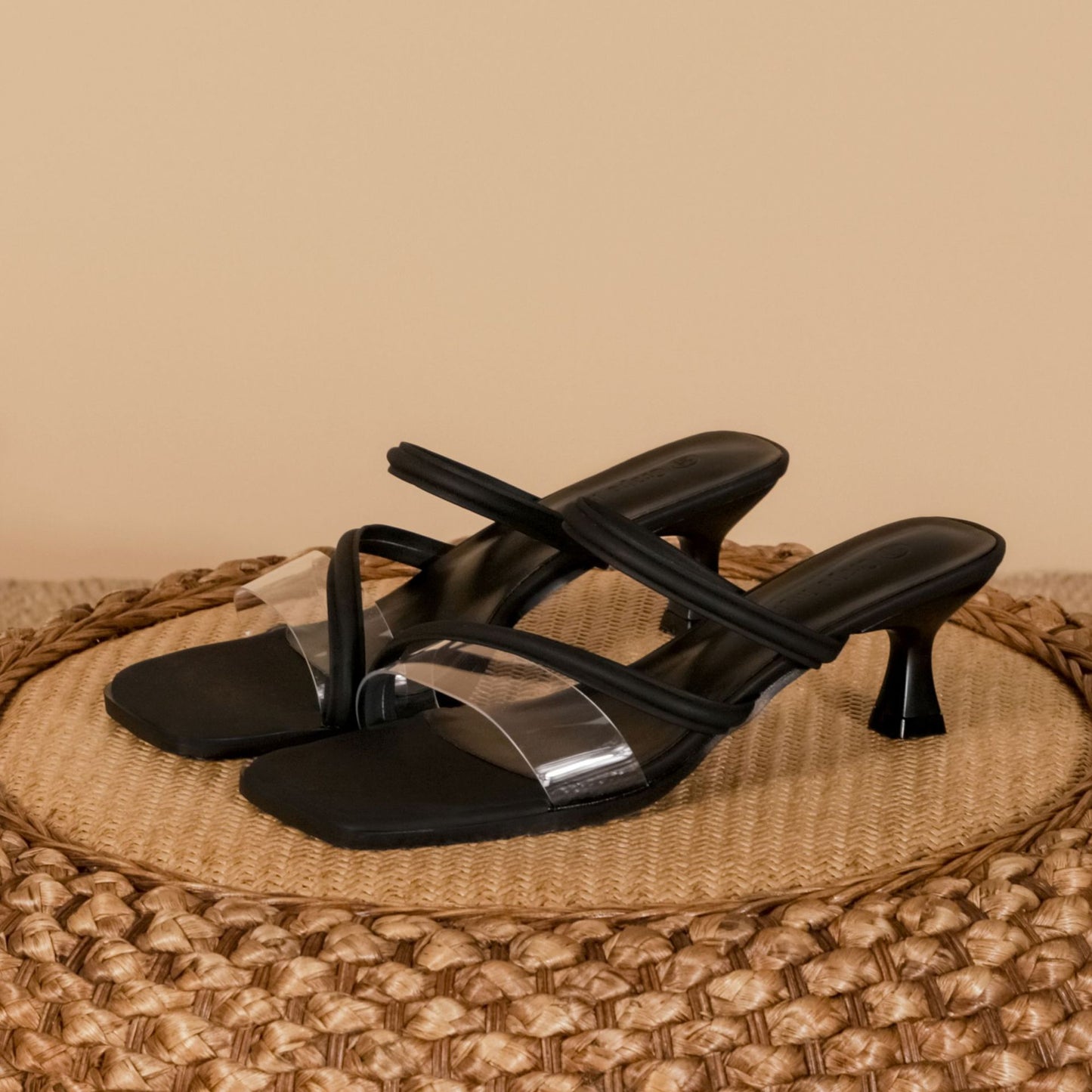 High heel sandals for women summer new transparent thin strap sexy sandals V264