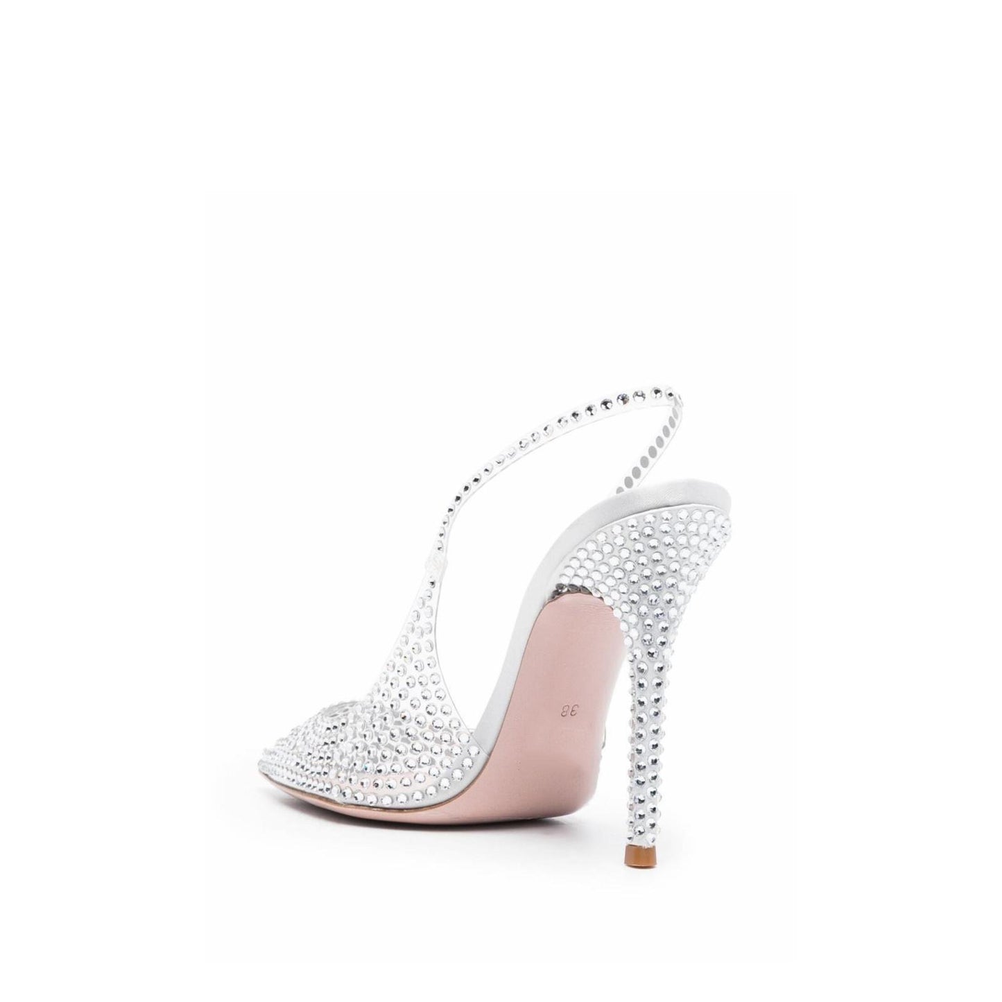 New rhinestone one-strap slingback high heels V259