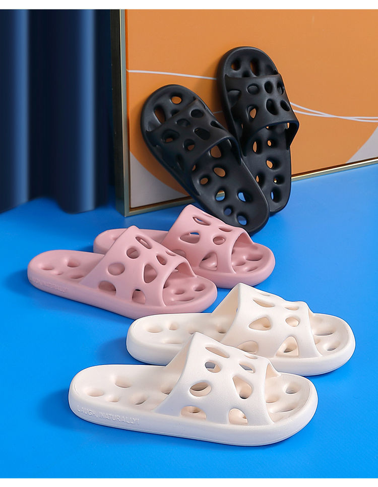 EVA solid color sandals, breathable, water-permeable, soft-soled slippers G976