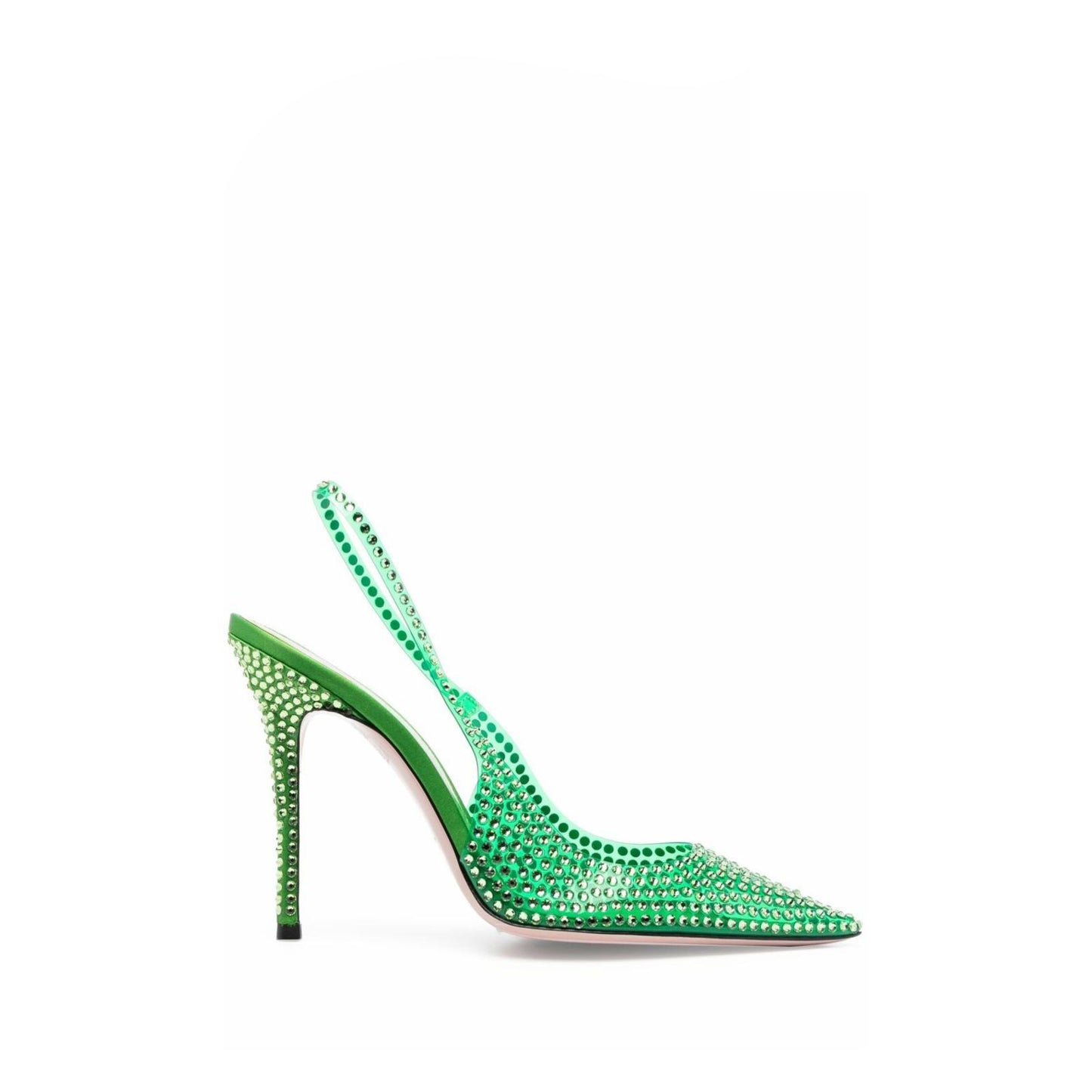 New rhinestone one-strap slingback high heels V259