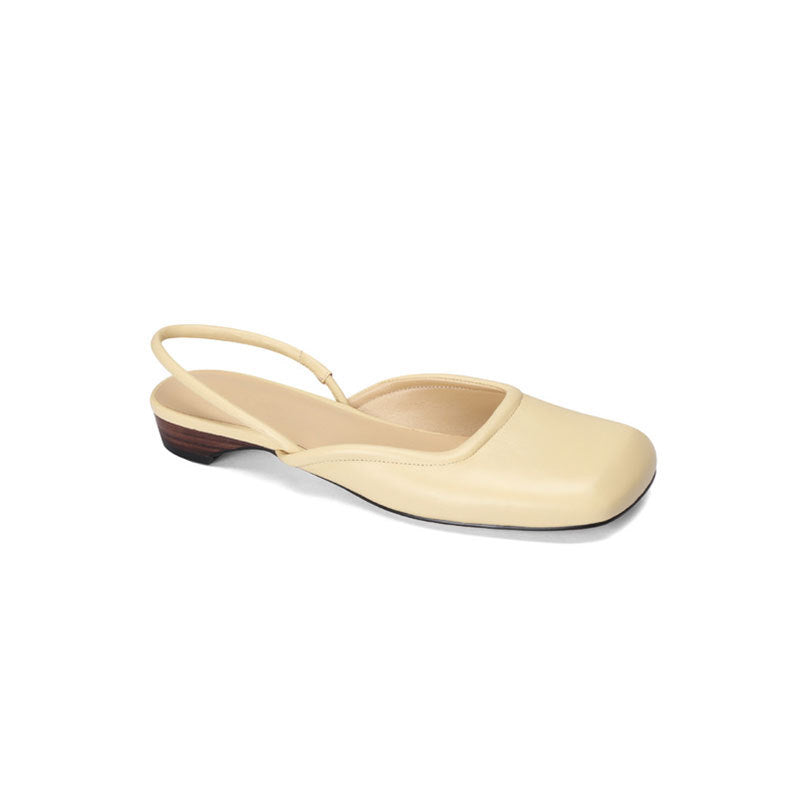 Women's closed-toe sandals soft-soled design flat shoes LD433