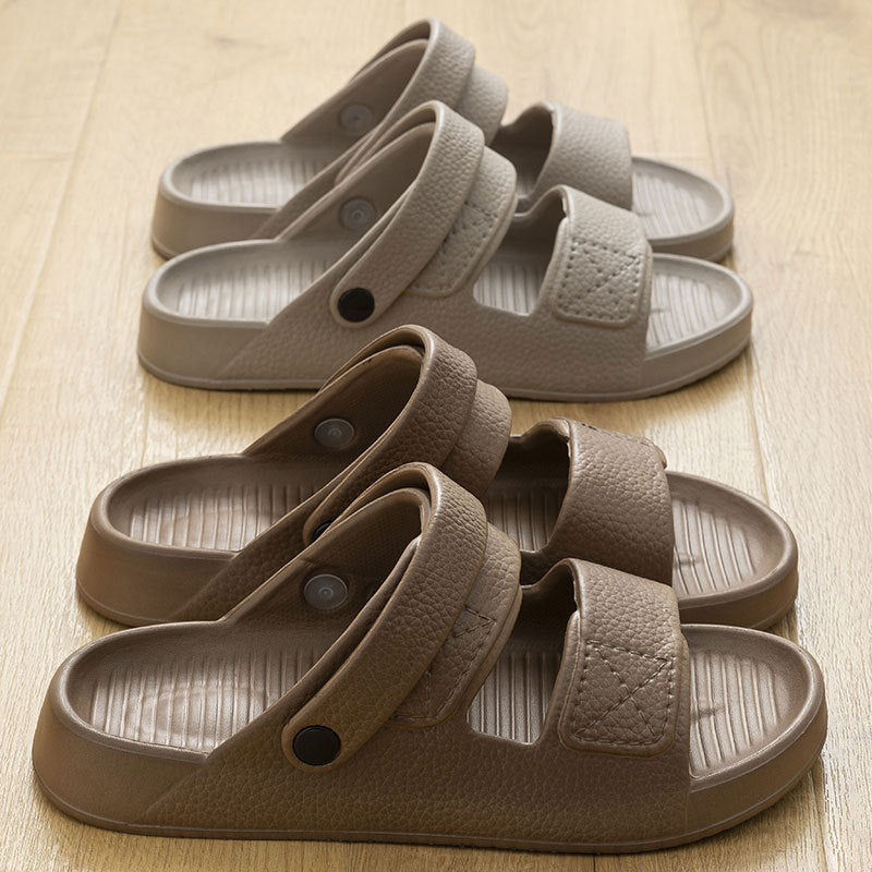 Two-wear sandals for men, summer outer wear, non-slip home use, thick-soled beach slippers G844