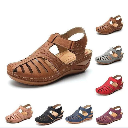 Women's summer wedge heel sandals with baotou Di107