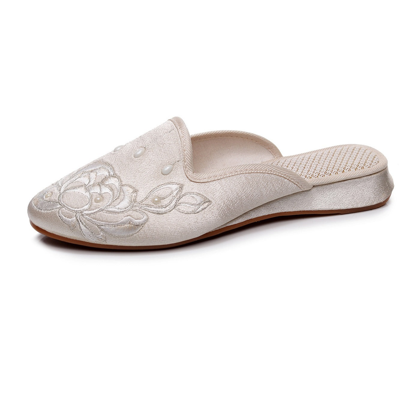 New spring and summer flat-soled embroidered cloth shoes for women G848