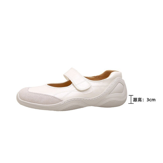 2024 autumn new casual fashion Velcro height-enhancing ballet shoes G994