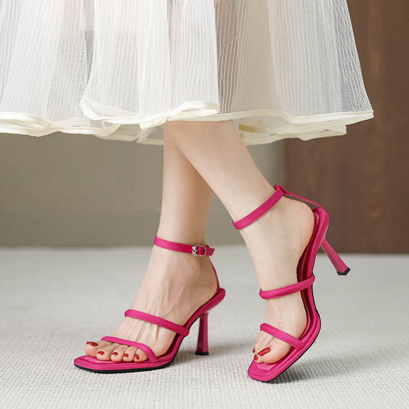 2024 new summer temperament high heels LD430