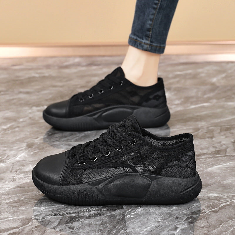Popular summer all-match lace mesh hollow women's shoes Ba066