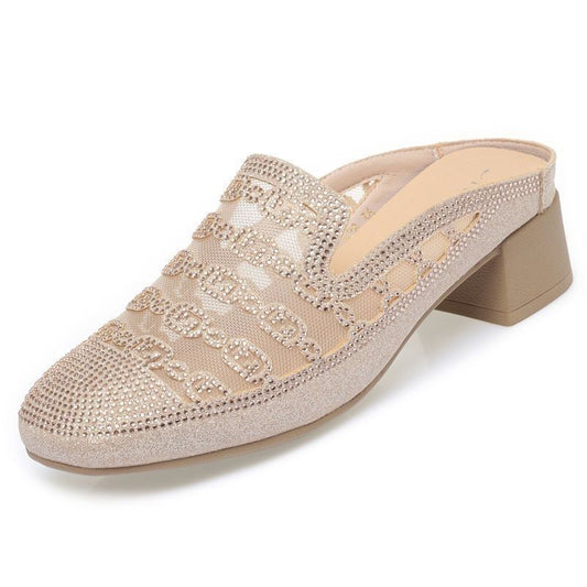 2024 Summer New Comfortable Fashion Hollow Breathable Mesh Diamond Sandals TB075
