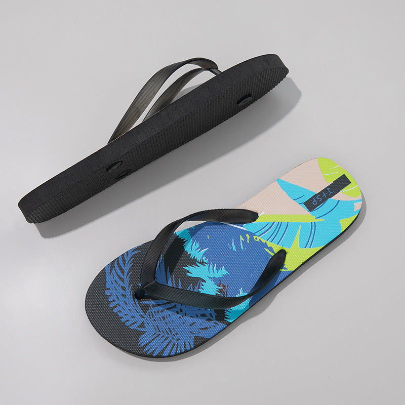 New style flip flops women summer trendy flat sandals V077