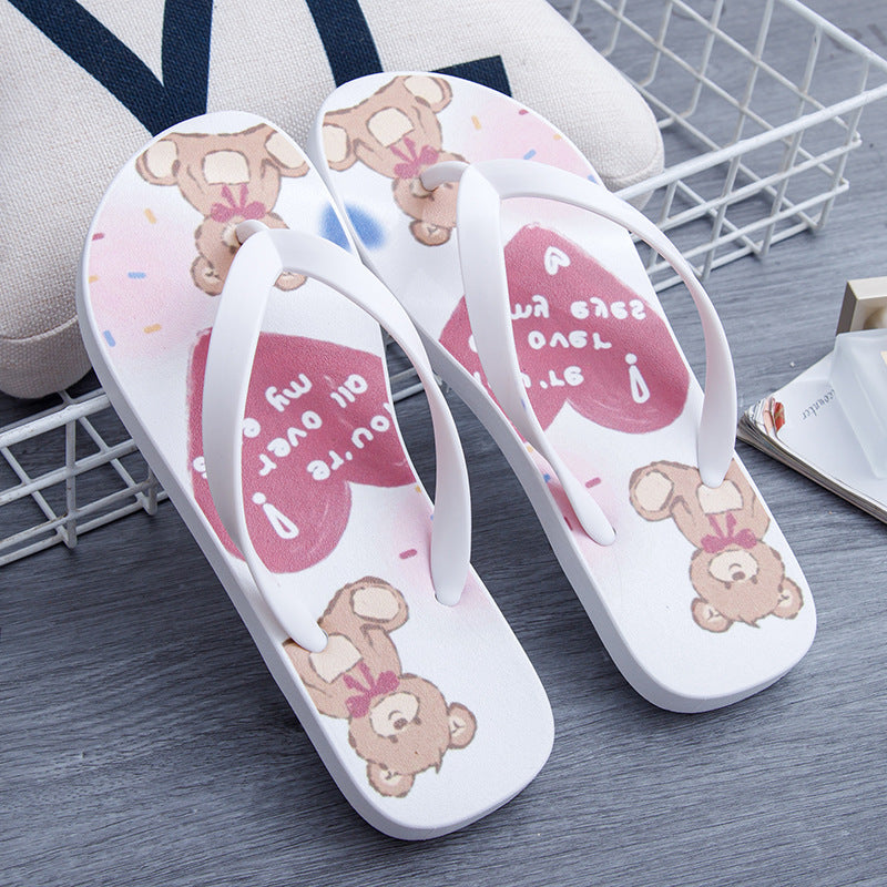 New summer style simple flip-flops, versatile outer wear flat sandals H146
