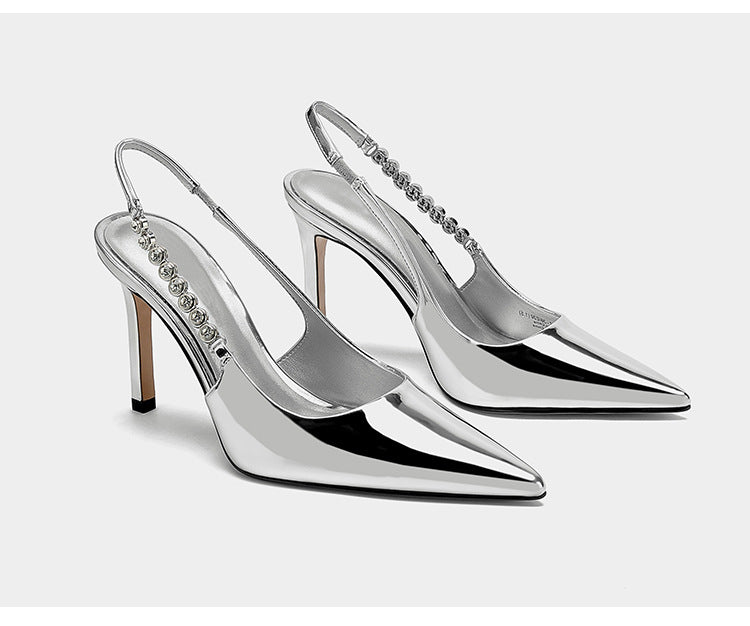 2024 new silver temperament sexy high heel fashion sandals LD429