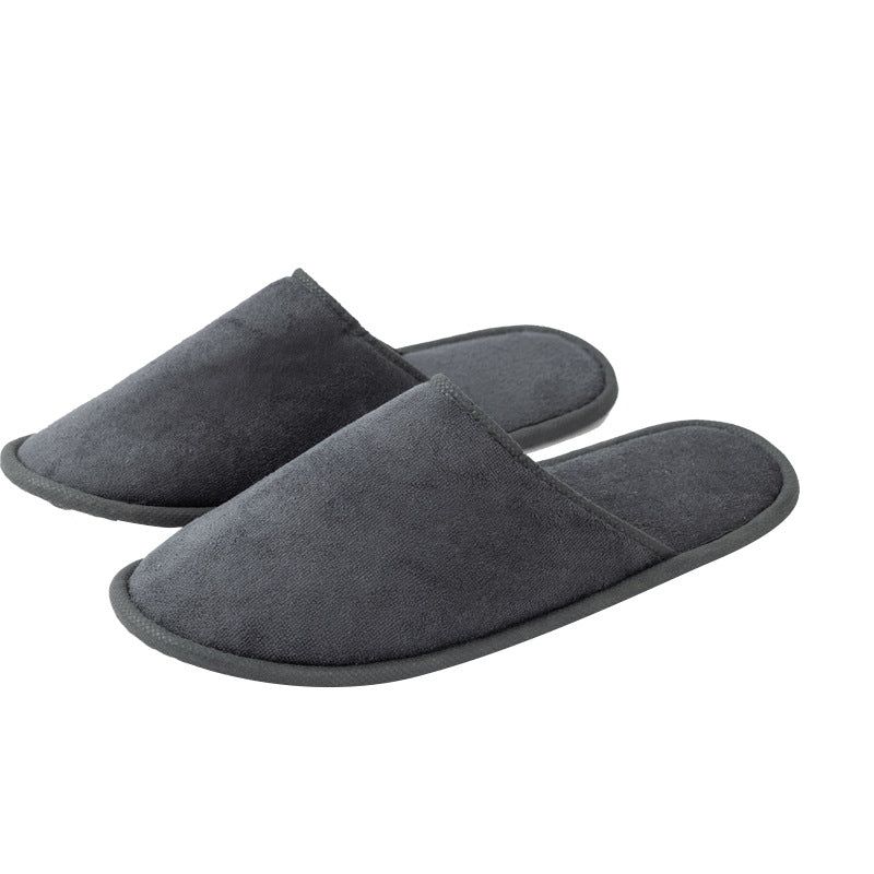 Thickened non-slip disposable slippers for home use in autumn and winter for Angel