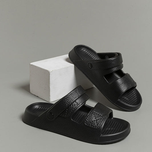 Two-wear sandals for men, summer outer wear, non-slip home use, thick-soled beach slippers G844