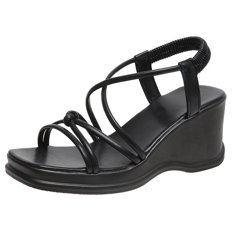 2024 Summer New Comfortable and Versatile Casual Women's Thick-soled Sandals PR150