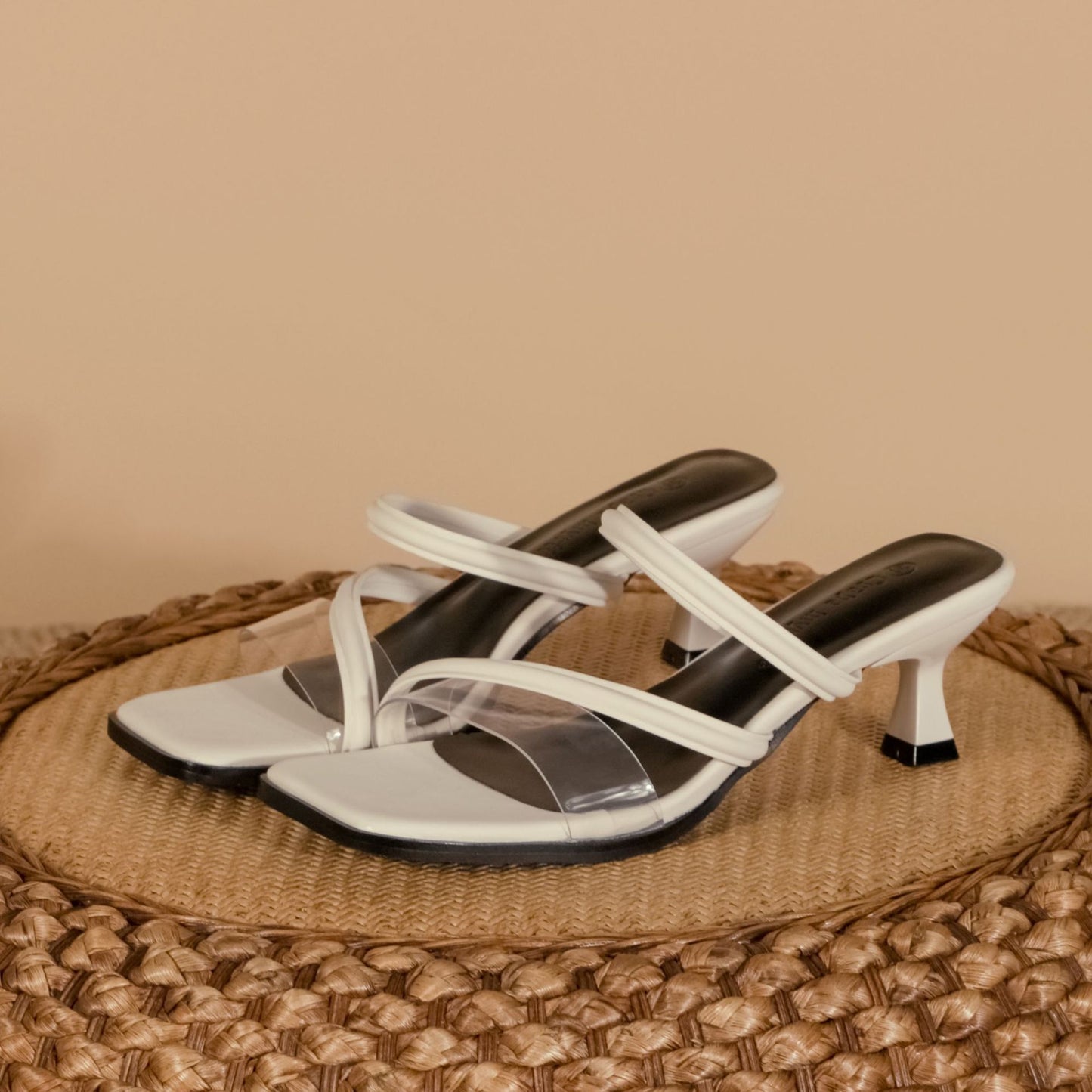 High heel sandals for women summer new transparent thin strap sexy sandals V264