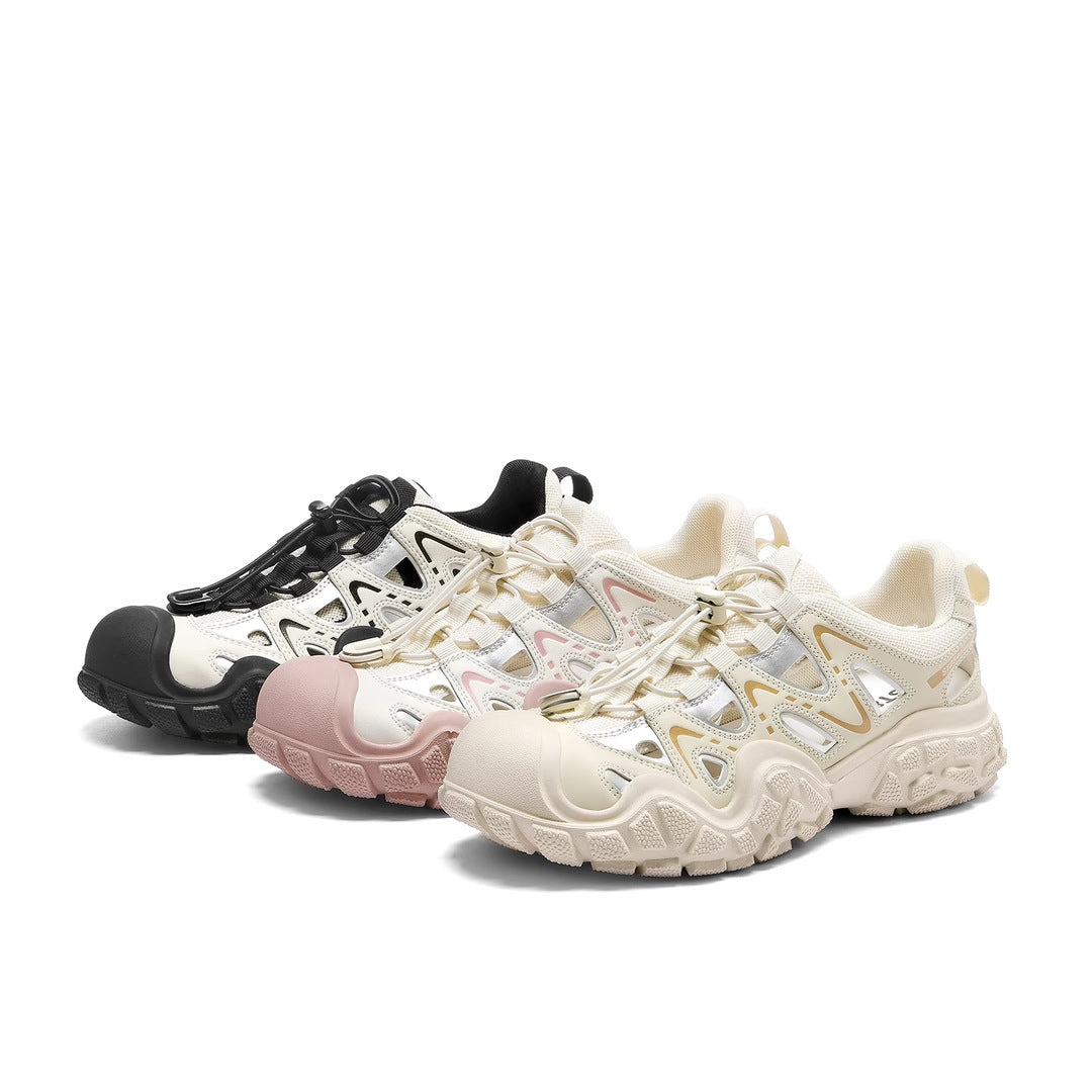Fashion hollow breathable sandals for women 2024 summer new outdoor sports casual shoes LW004