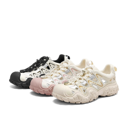 Fashion hollow breathable sandals for women 2024 summer new outdoor sports casual shoes LW004