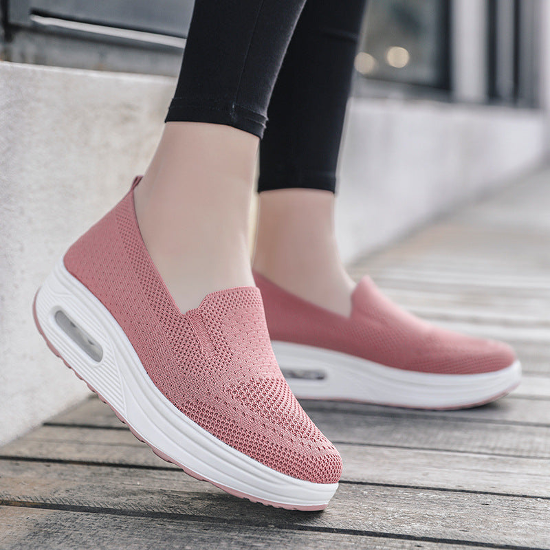 New style thick-soled height-enhancing air-cushioned shoes, casual women's shoes LD219