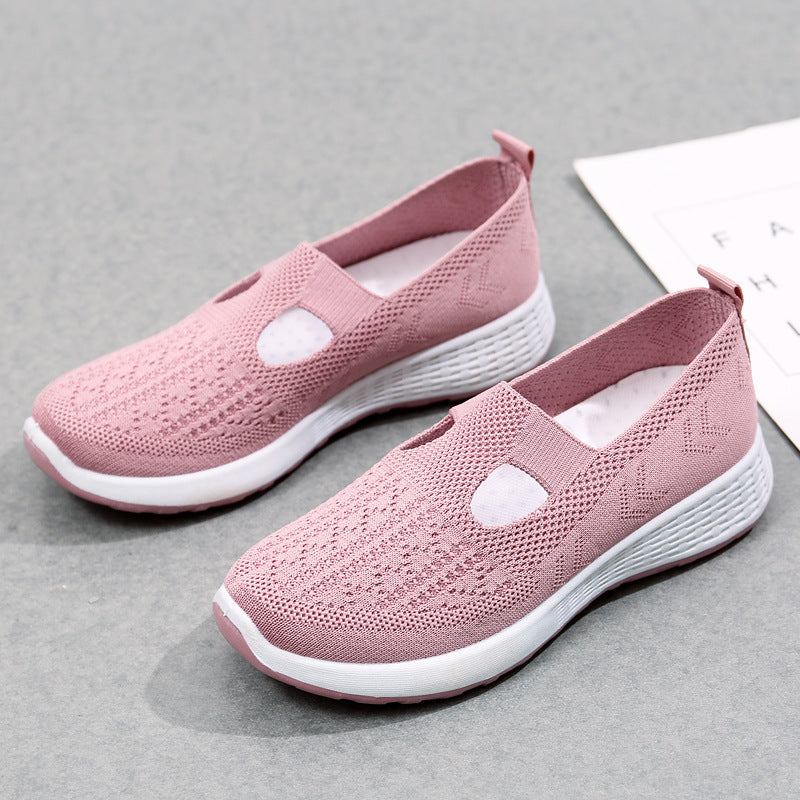 Summer breathable light shoes new style flying mesh sports shoes BU107