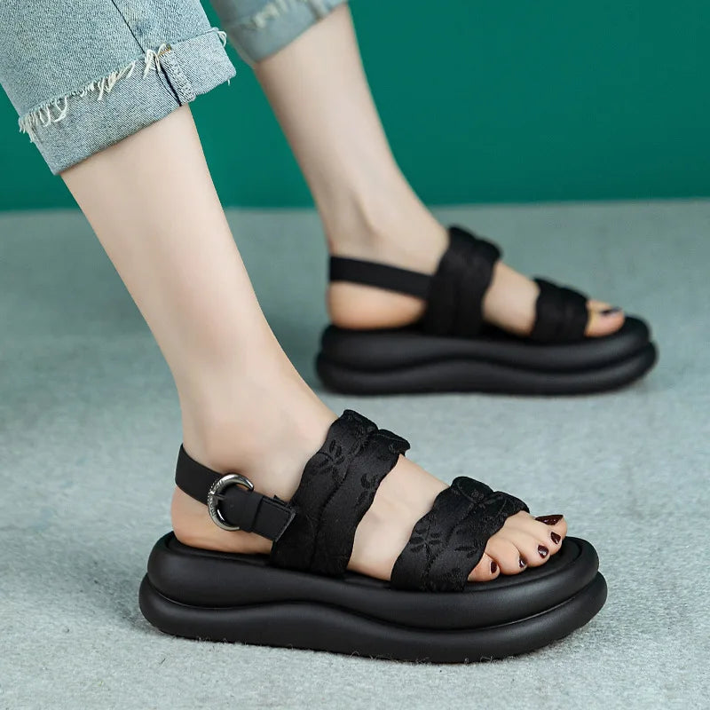 2024 new summer style Roman platform casual thick-soled sandals LD327